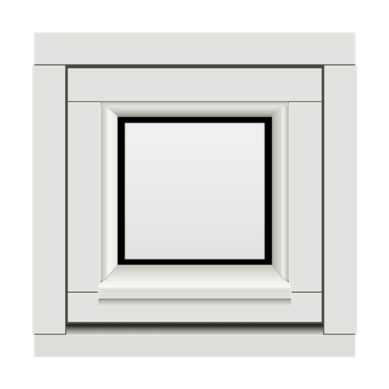 H-vinduet sidesving 1 rams 40 x 40 (39x39)