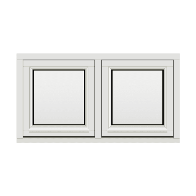 Hovedbilde H-vinduet sidesving 2 rams 110x60 (109x59)