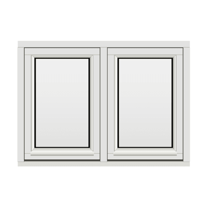 Hovedbilde H-vinduet sidesving 2 rams 110x80 (109x79)