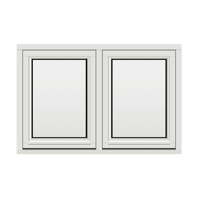 Hovedbilde H-vinduet sidesving 2 rams 120x80 (119x79)