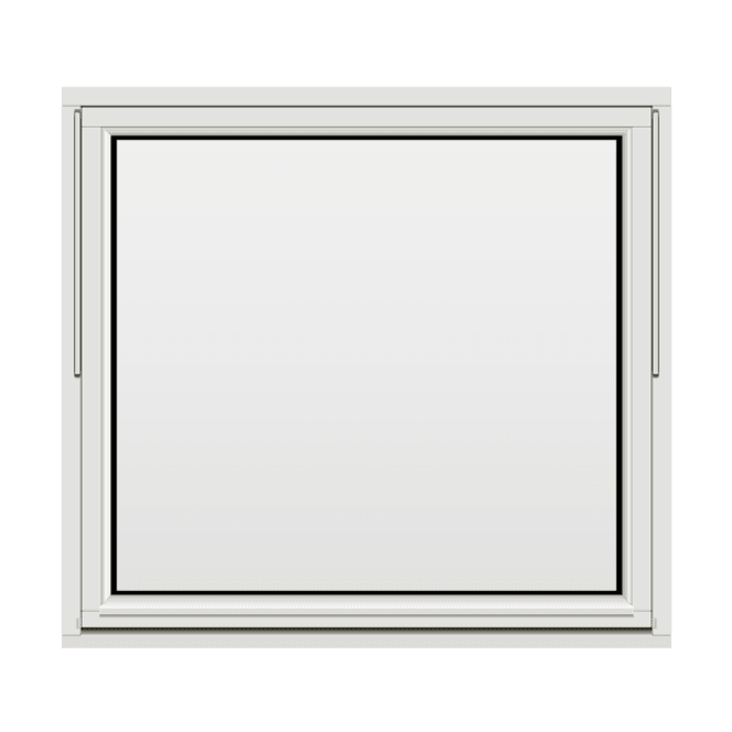 Hovedbilde H-vinduet® Toppsving 130x120 (129x119) 3-lags Tre m/ventil