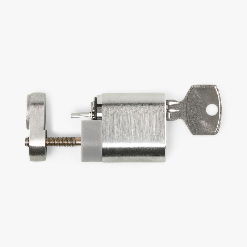 Låsesylinder Innvendig Balkongdør Standard Tre 76/38 Børstet Metall